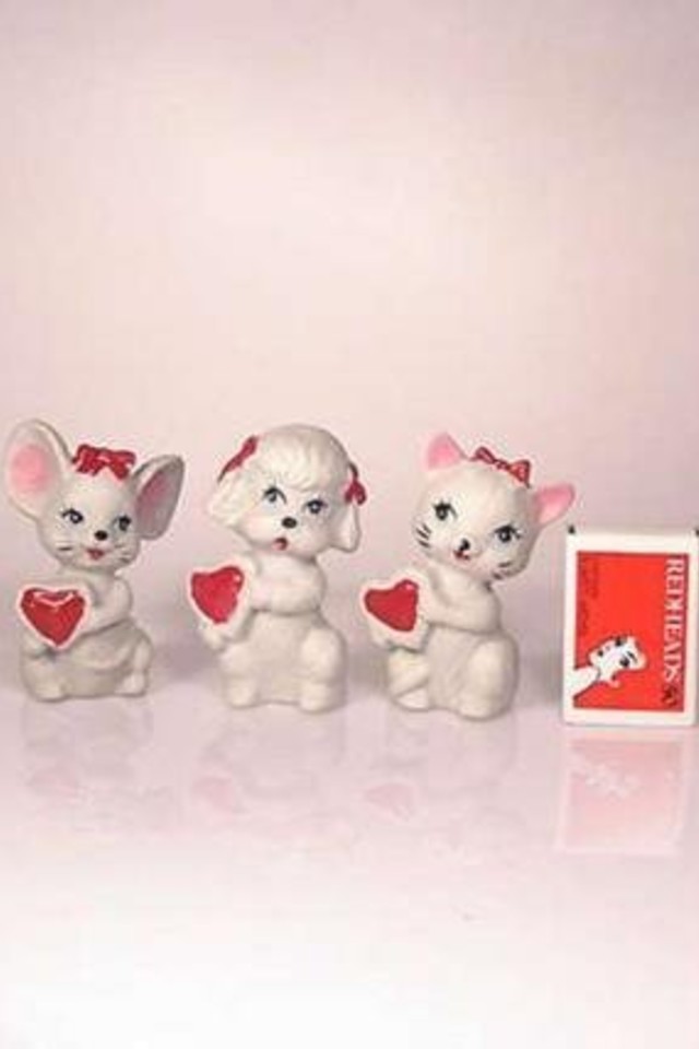 MISC MISCS CERAMIC CERAMICS SETS SET PET PETS ASSORTED ASSORTEDS W/HEART W/HEARTS 8.5CM 8.5CMS S ASST ASSTS W HEART HEARTS