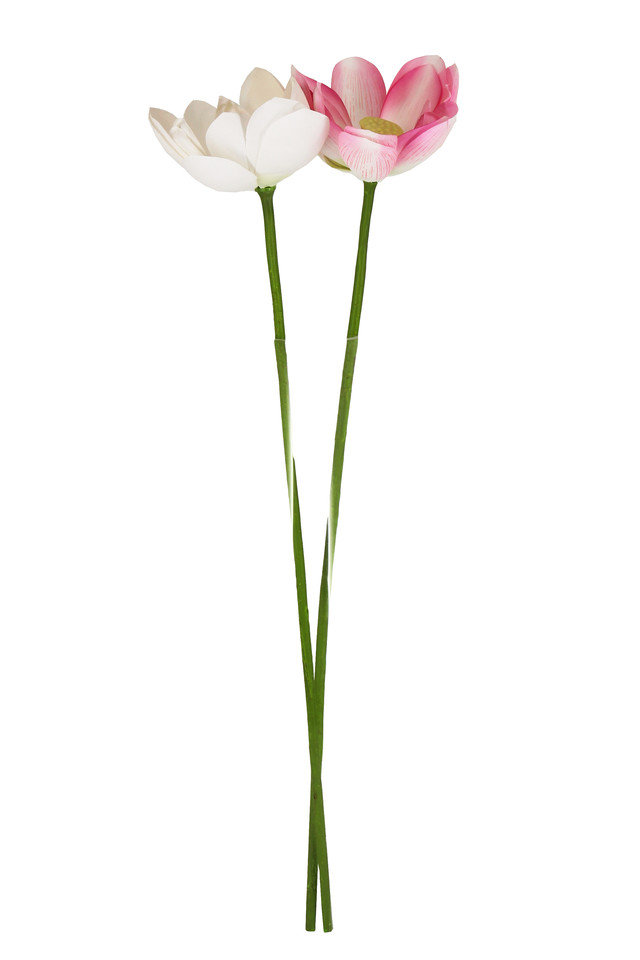 LOTUS LOTU ARTIFICIAL ARTIFICIALS FLOWERS FLOWER STEM STEMS