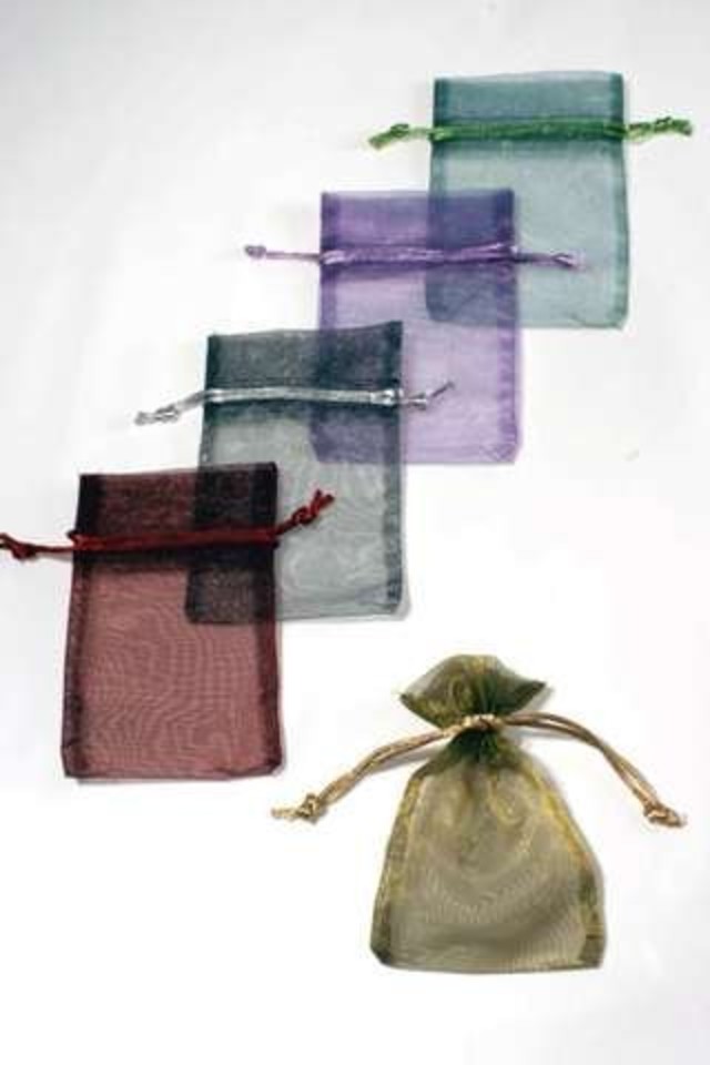 3X5" 3X5"S ORGANZA ORGANZAS BAG BAGS 2-TONE 2-TONES TONE TONES