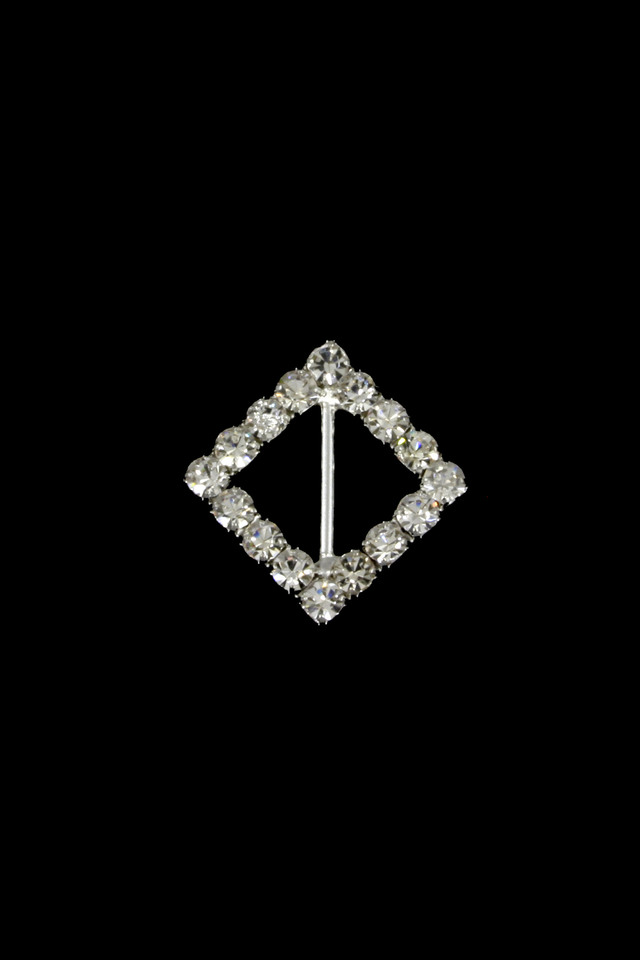 Mini Diamond Buckle : 20 x 20mm - Holstens