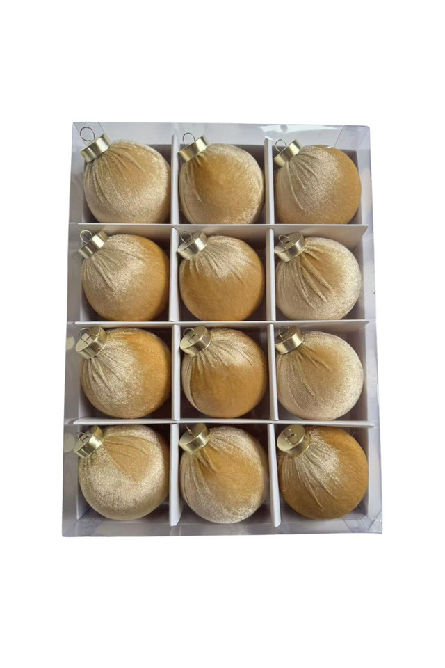 GLITTER GLITTERS HANGING HANGINGS SPHERE SPHERES XMAS XMA CHRISTMAS CHRISTMA DECORATION DECORATIONS BAUBLE BAUBLES VELVET VELVETS GOLD GOLDS PCS PC