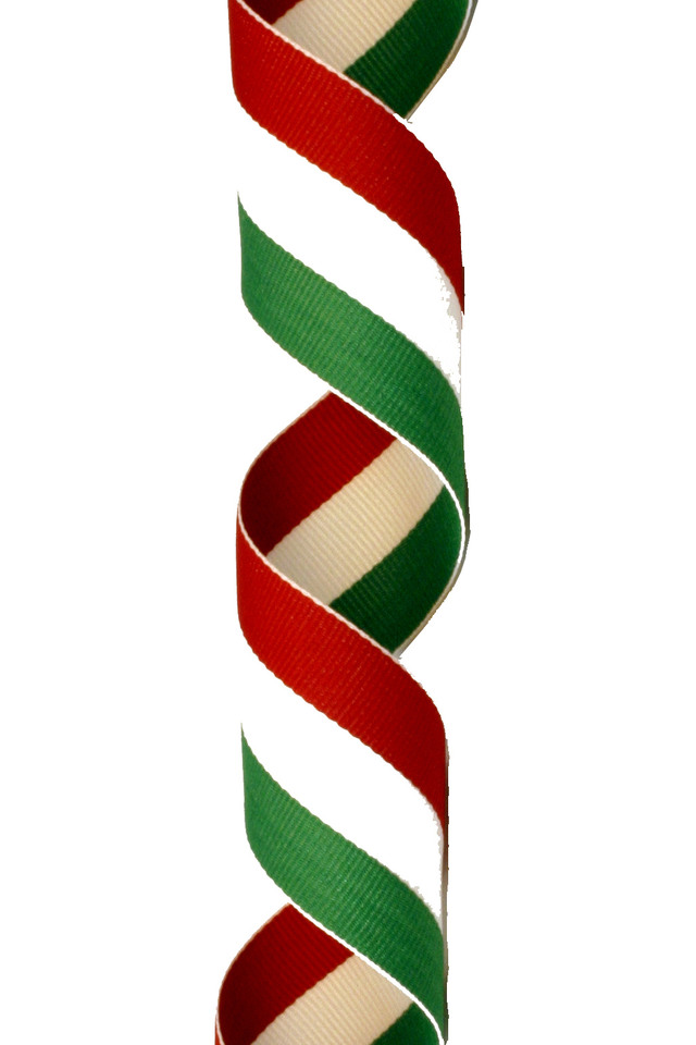 RIBBON RIBBONS STITCHED STITCHEDS GROS GRO GRAIN GRAINS RIBBED RIBBEDS ITALIAN ITALIANS TRICOLORE TRICOLORES 1.5" 1.5"S 25YD 25YDS SPECIAL SPECIALS IMPORTED IMPORTEDS