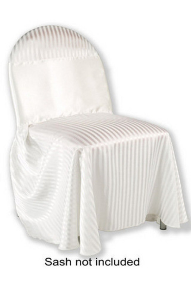 CHAIR CHAIRS COVER COVERS OVAL OVALS WIDE WIDES STRIPE STRIPES 150GSM 150GSMS SASH SASHES CHAIRCOVER CHAIRCOVERS