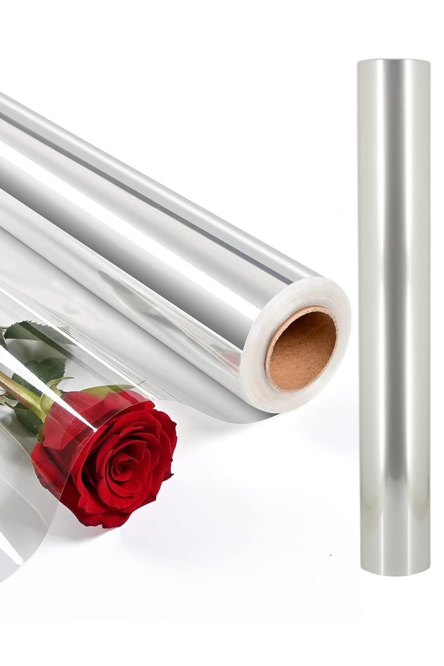 WRAP WRAPS FLOWER FLOWERS CELLO CELLOS FLORIST FLORISTS 37MIC 37MICS CLEAR CLEARS BOPP BOPPS 120CMX375M 120CMX375MS PP PPS ROLLS ROLL SHEETS SHEET MIC MICS